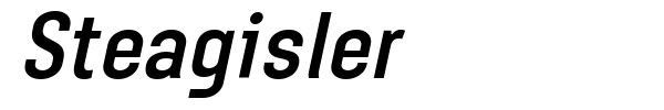 Steagisler font preview